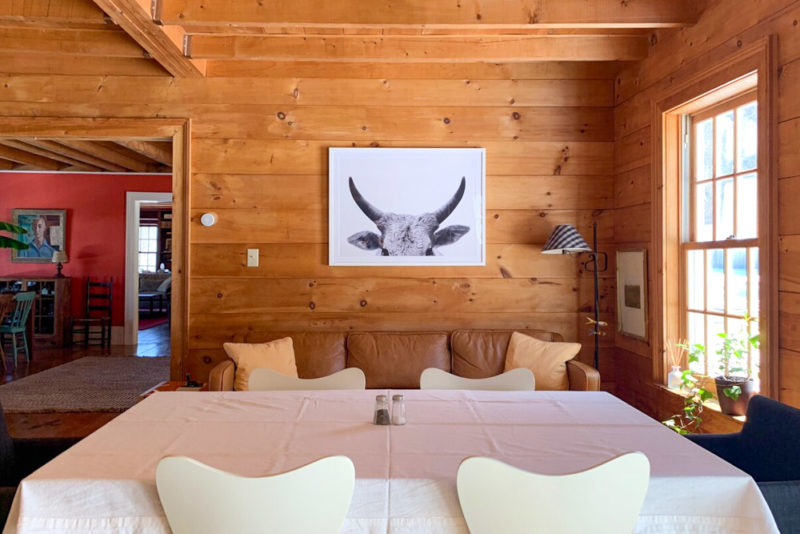 Best Airbnbs in Bar Harbor, Maine: Contemporary Colonial Farmhouse