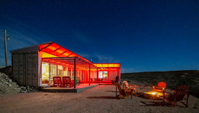 Best Airbnbs near Big Bend National Park: Stylish Container Home
