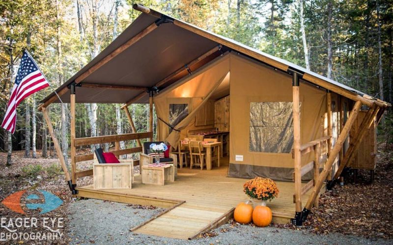 Best Bar Harbor Airbnbs and Vacation Rentals: Americana Glamper Tent