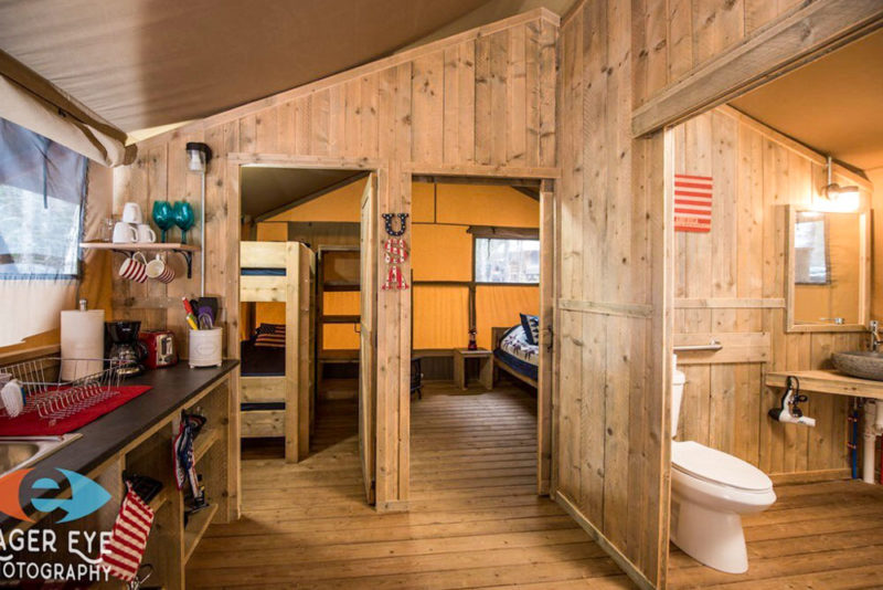 Cool Bar Harbor Airbnbs and Vacation Rentals: Americana Glamper Tent