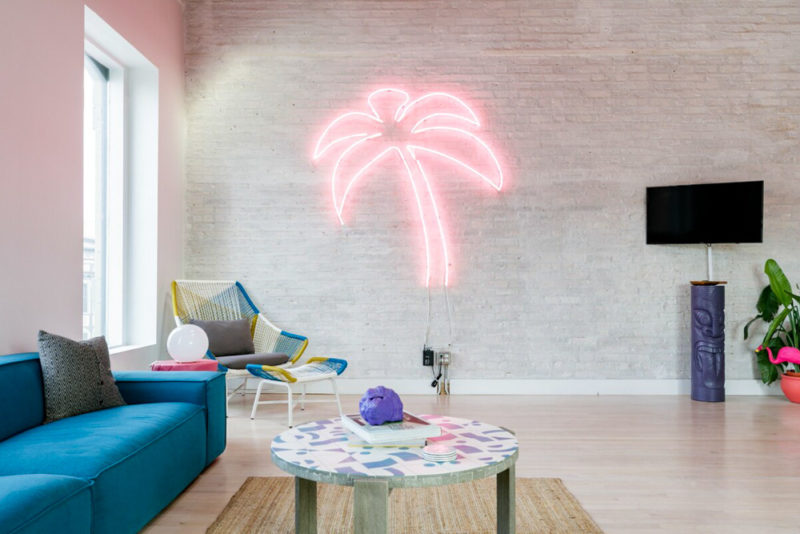 Cool Chicago Airbnbs and Vacation Rentals: Tropical Wicker Park Penthouse