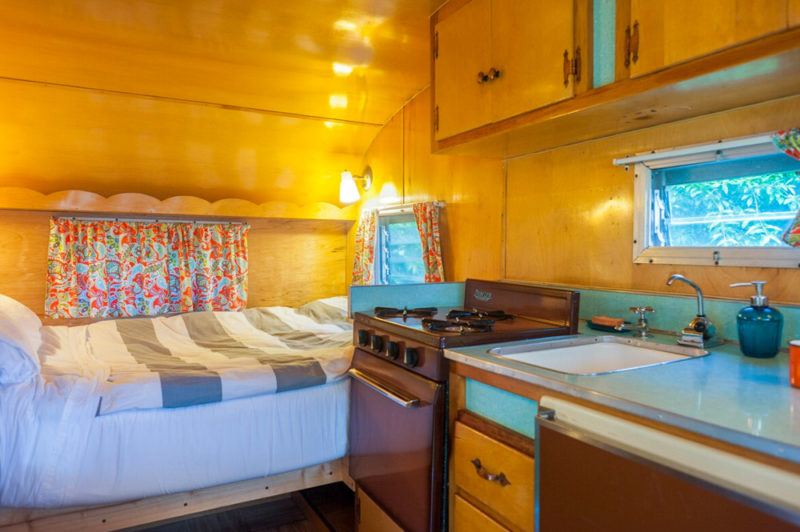 Cool Leavenworth Airbnbs and Vacation Rentals: Vintage Trailer