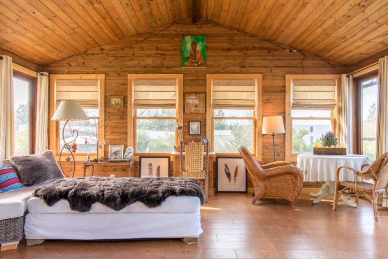 Cool Sonoma Airbnbs and Vacation Rentals: Berry Blossom Farm Cabin