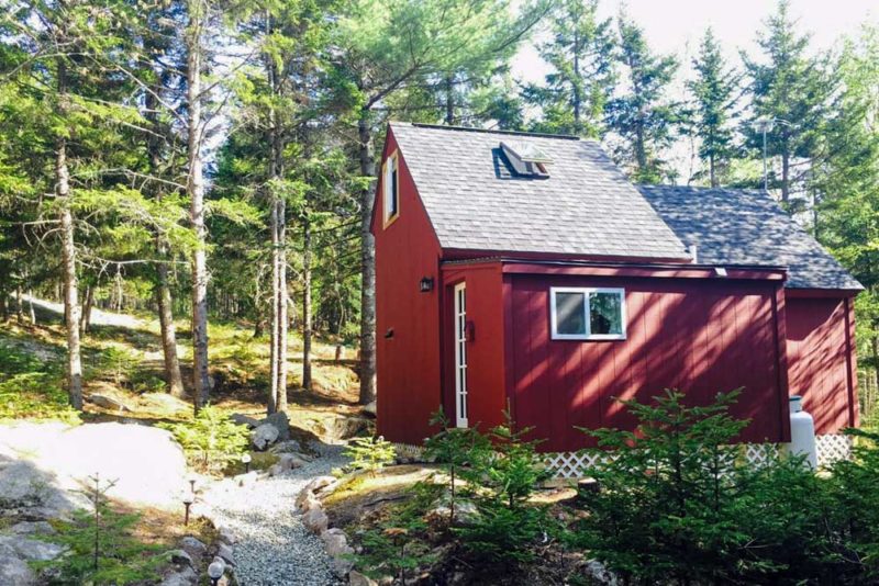 Coolest Airbnbs in Bar Harbor, Maine: Acadia Woods Cabin