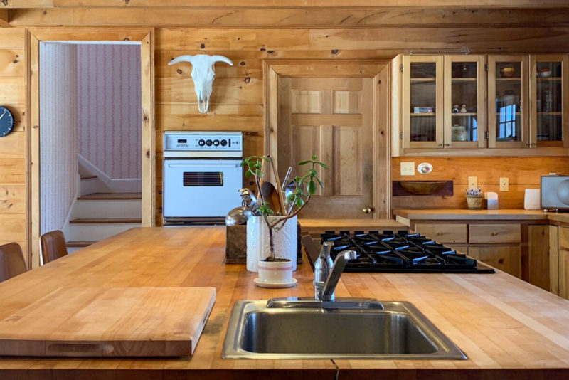 Coolest Airbnbs in Bar Harbor, Maine: Contemporary Colonial Farmhouse