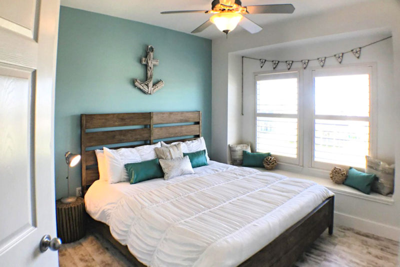 Coolest Airbnbs in Galveston, Texas: Modern Beachside Bungalow