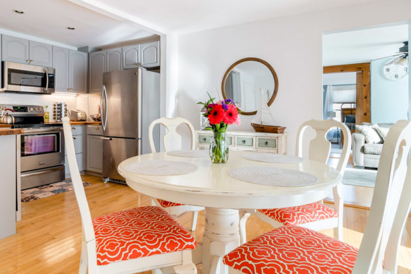Coolest Airbnbs in Portland Maine: Elegant Apartment