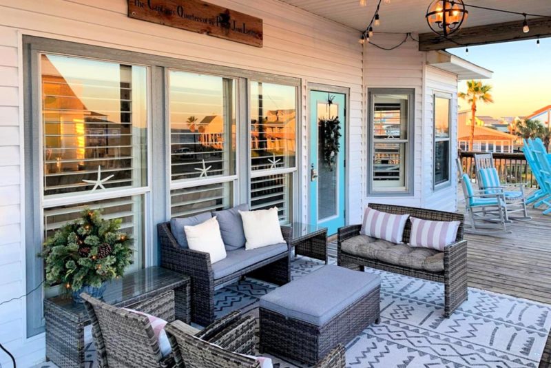 Unique Airbnbs in Galveston, Texas: Modern Beachside Bungalow