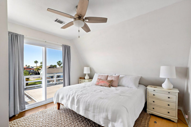 Unique Airbnbs in Galveston, Texas: Waterfront Canal Beach House