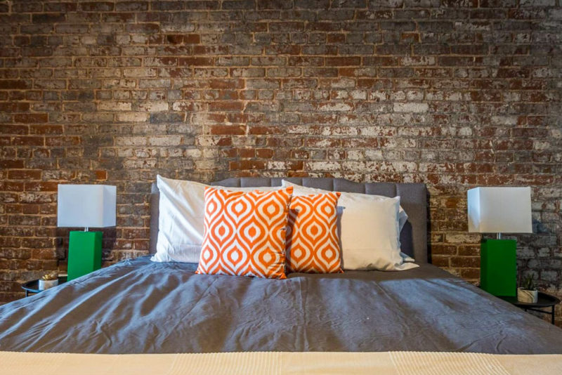 Unique Airbnbs in Louisville, Kentucky: Fashionable Downtown Apartment