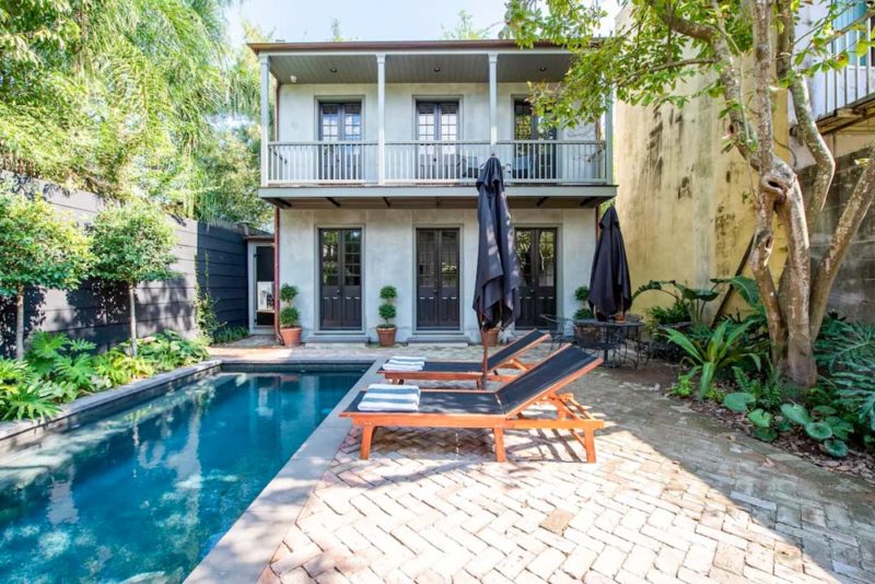 Unique Airbnbs in Marigny, New Orleans: Romantic Pool House