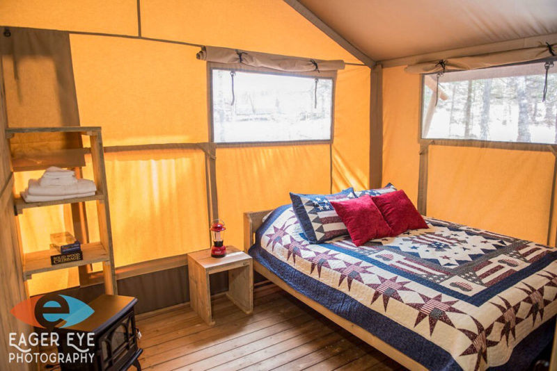 Unique Bar Harbor Airbnbs and Vacation Rentals: Americana Glamper Tent