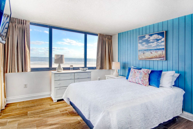 Airbnbs in Myrtle Beach, South Carolina Vacation Homes: Renovated Oceanview Condo