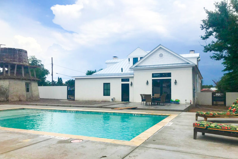 Best Airbnbs in Marfa, Texas: Elegant Home with Pool