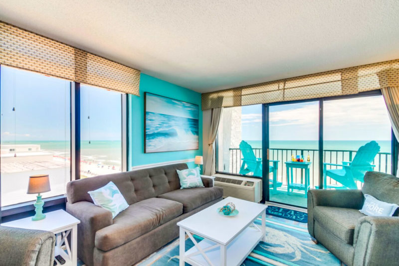 Best Airbnbs in Myrtle Beach, South Carolina: Oceanfront Condo
