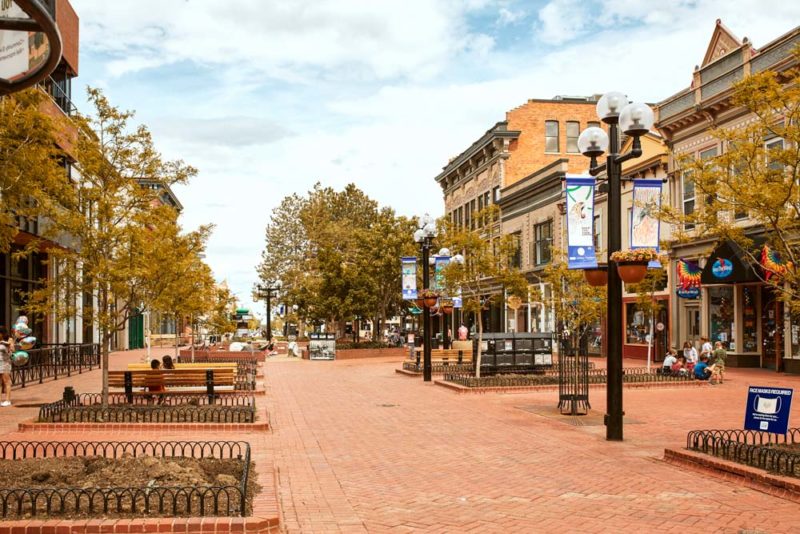 Colorado Things to do: Visit Pearl Street Mall, Boulder