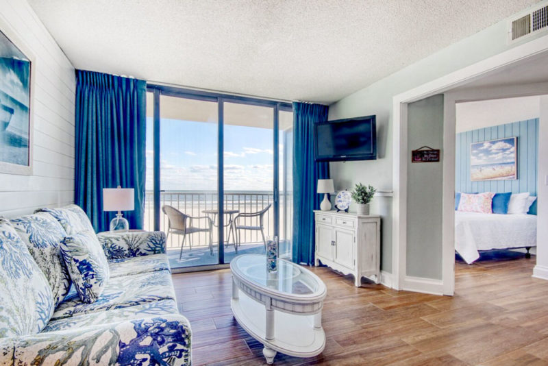 Cool Myrtle Beach Airbnbs and Vacation Rentals: Renovated Oceanview Condo