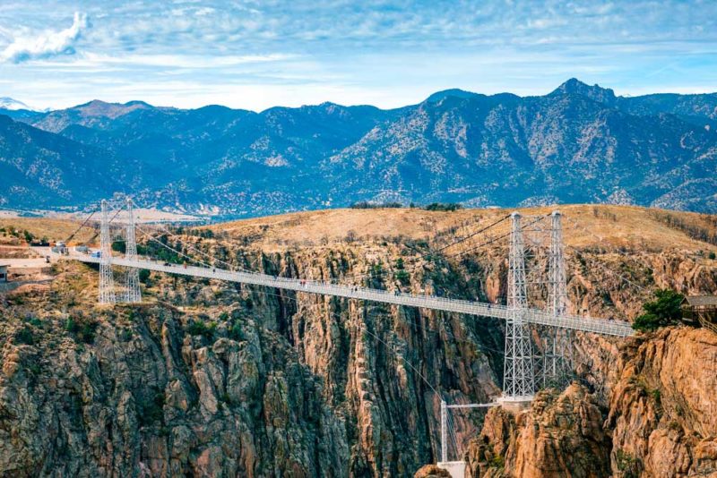 Fun Things to do in Colorado: World's Highest Suspension Bridge the Royal Gorge, Canon City
