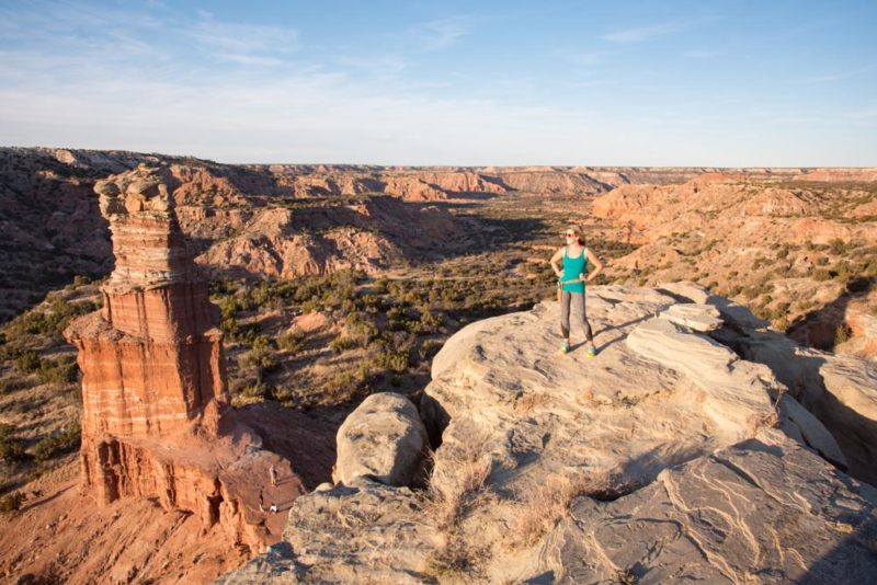 Unique Things To Do in Texas: Lighthouse Hike in Palo Duro Canyon State Park