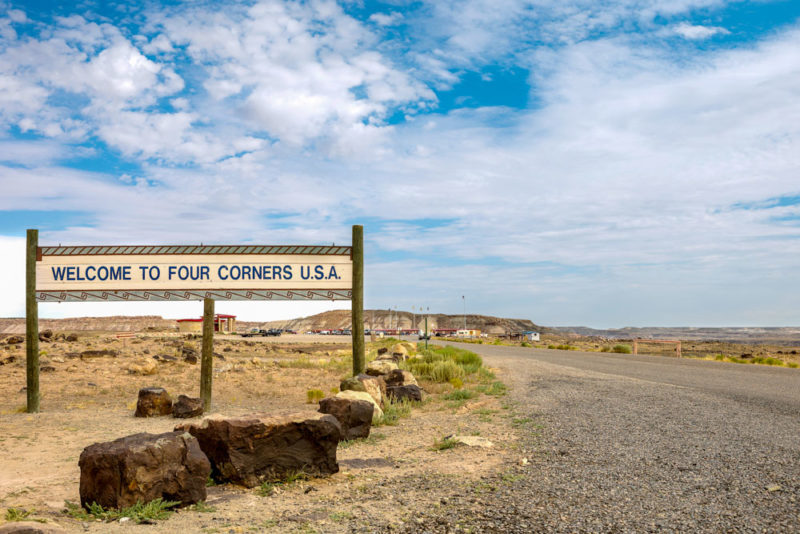 Cool Things to do in New Mexico: Four Corners Monument