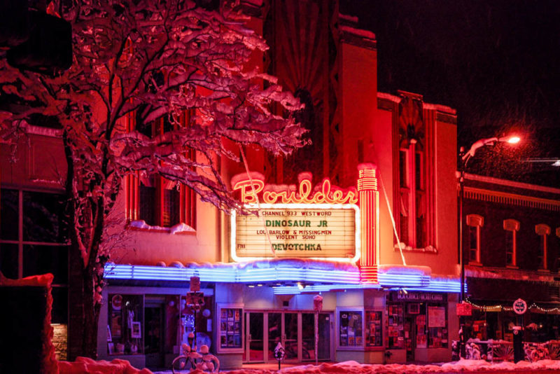 Boulder, Colorado 3-Day Itinerary (Weekend Guide): Boulder Theater