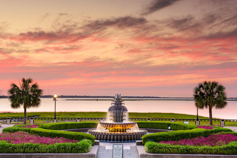 Unique Things to do in South Carolina: Hit Popular Charleston Destination Pineapple Fountain