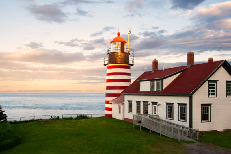 Cool Things to do in Maine: West Quoddy Head Lighthouse