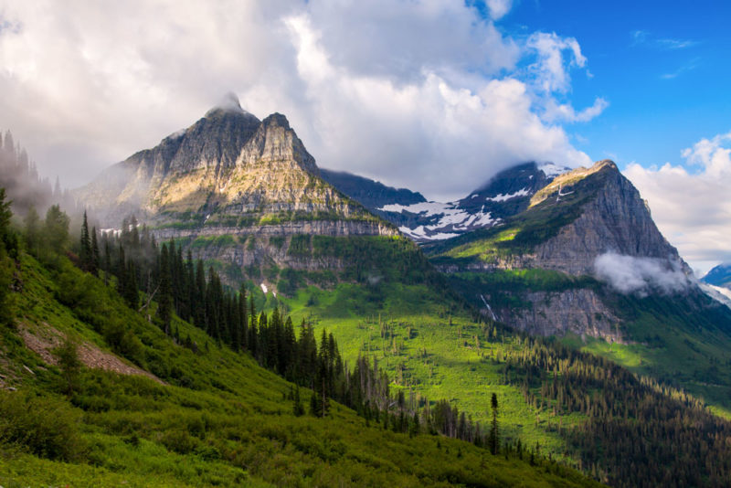 Cool Things to do in Montana: Logan Pass in Glacier National Park