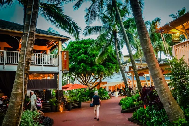 Best Things to do on Kauai: The Shops at Kukui‘ula