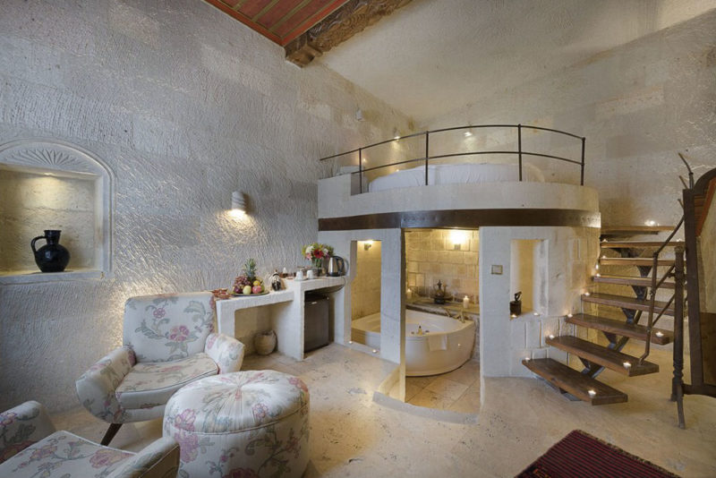 Cool Cave Hotels in Cappadocia, Turkey: Anatolian Houses Cave Hotel