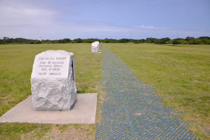 Unique Things to do in North Carolina: Wright Brothers National Monument