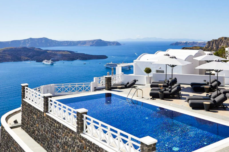 Where to Stay in Santorini, Greece: Petit Palace Suites