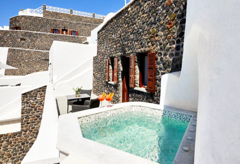 Unique Hotels in Santorini, Greece: Petit Palace Suites