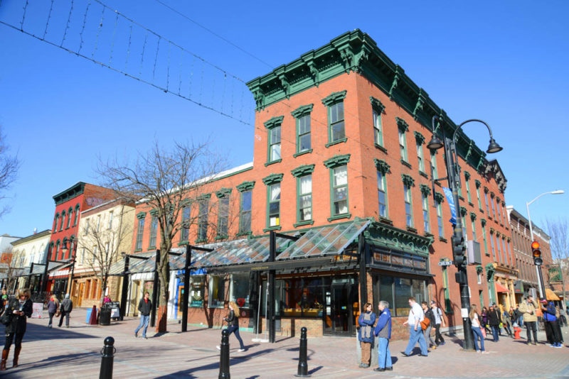 Unique Things to do in Vermont: Church Street Marketplace