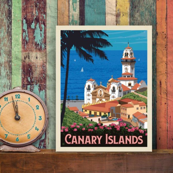 Best Gifts for Travelers: Vintage Travel Print