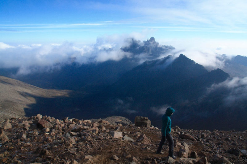 Mount Kenya Hike: Views near Lenana
