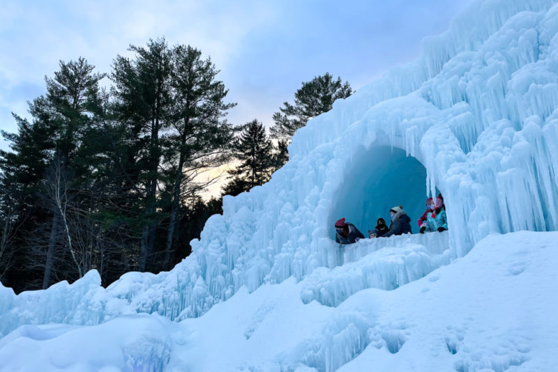 New Hampshire Things to do: Ice Castles