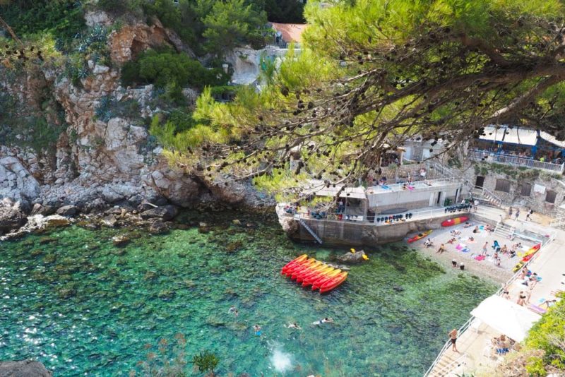 Unique Things to do in Dubrovnik: Best Beaches