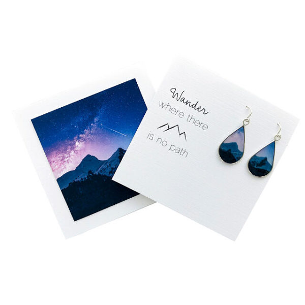 Unique Travel Gifts: Custom Nature Earrings