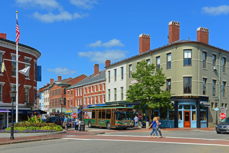 What to do in New Hampshire: Market Square in Portsmouth (& Prescott Park)