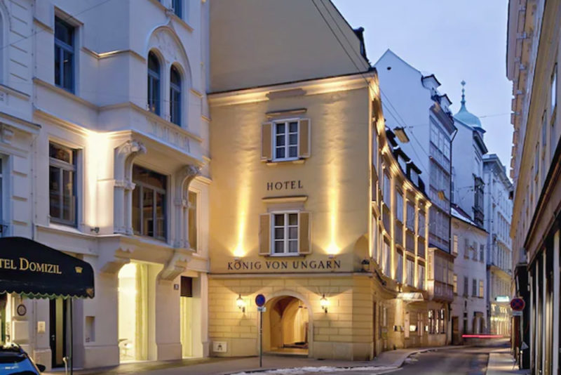 Where to Stay in Vienna, Austria: Hotel König von Ungarn