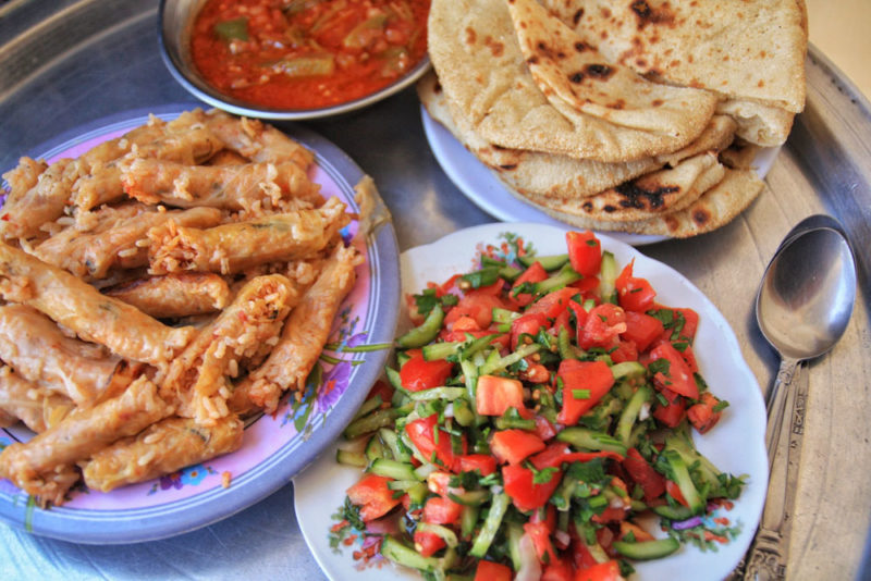 Backpacking Egypt: Egyptian Bedouin Food