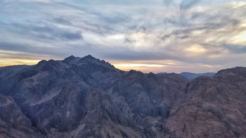 Backpacking Egypt: Mount Sinai Sunset