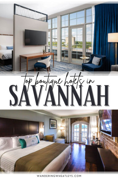 Best BoutiBest Boutique Hotels in Savannah, Georgia. By Wandering Wheatleysque Hotels in Savannah, Georgie