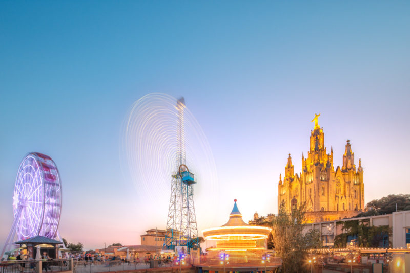 Best Things to do in Barcelona: Tibidabo Amusement Park