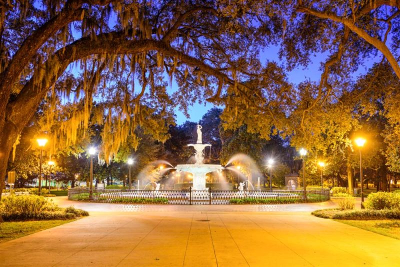 Best Things to do in Savannah: Forsyth Park