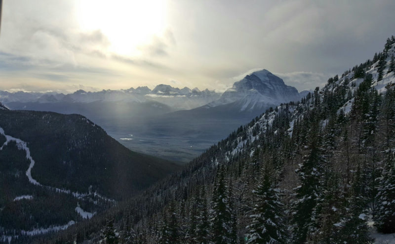 Canadian Rockies Winter: Ski Lift Banff