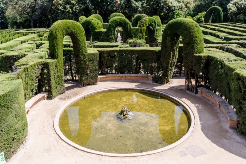 Cool Things to do in Barcelona: Parc del Laberint d’Horta