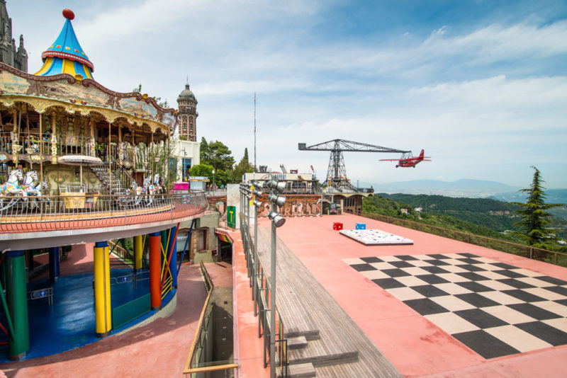 Cool Things to do in Barcelona: Tibidabo Amusement Park