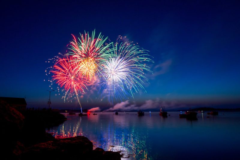 Cool Things to do in Santorini: Fireworks Show at the Ifestia Festival